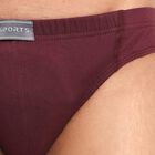 Men's Cotton Brief, वाइन, small image number null